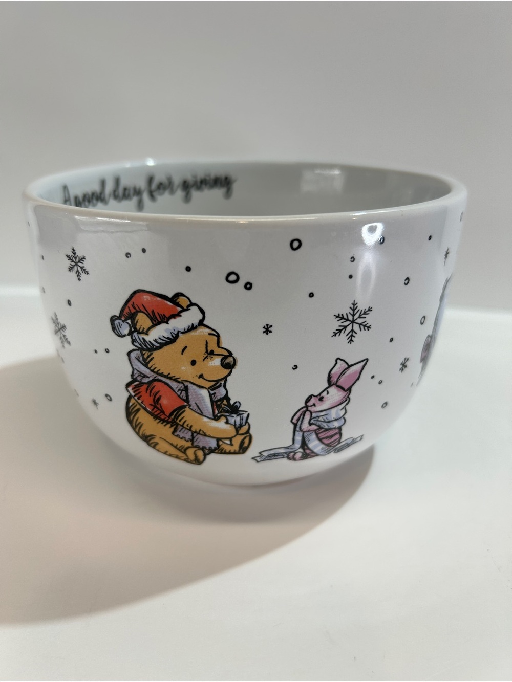 Disney Winnie the Pooh Holiday Ceramic Mug